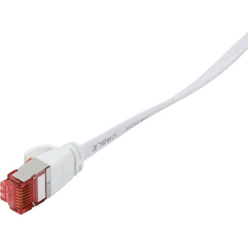 LogiLink CF2011S RJ45 mrežni kabel, Patch kabel cat 6 U/FTP 0.25 m bijela pozlaćeni kontakti 1 St. slika 2
