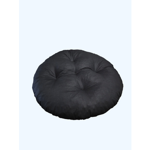 Pamučni jastuk za viseću stolicu, pamuk, crni