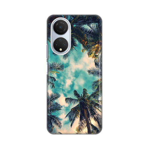 Torbica Silikonska Print Skin za Honor X7 Palm tree slika 1