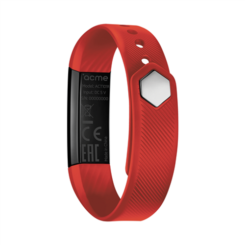 ACME Sportska narukvica, crvena, OLED, Touchscreen, Bluetooth, Built-in pedometer ACT101R slika 5