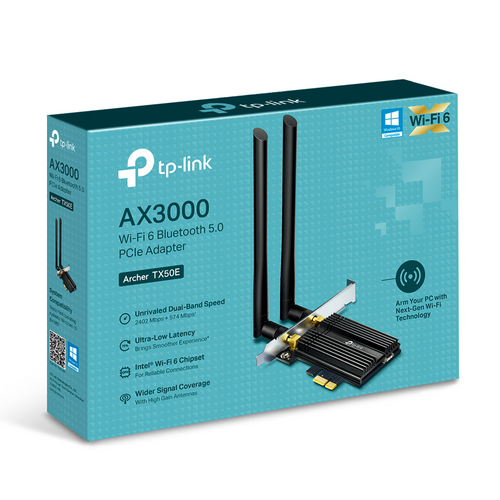 Tp-Link AX3000 Wi-Fi 6 Bluetooth 5.0 PCIe Adapter slika 2