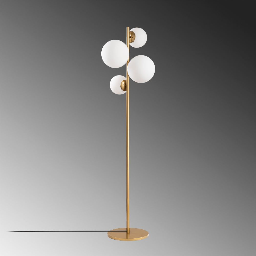 Fazli - 10523 Crna Antik Lampa za Pod slika 4