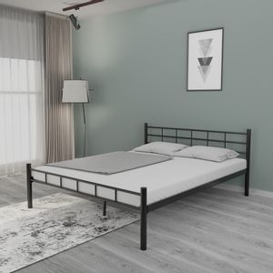 K70 - Black (160 x 200) Black Double Bedstead