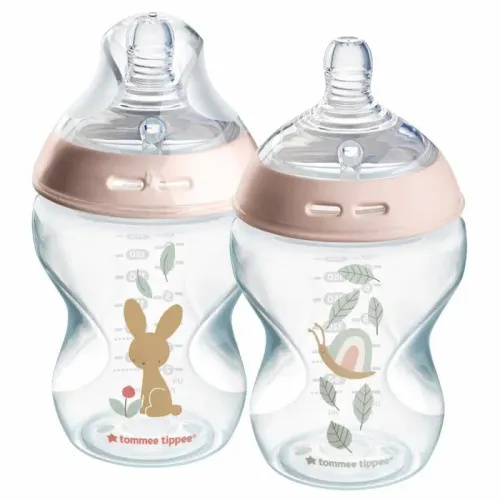 Tommee Tippee® CTN dekorirane bočice, 2 kom, 260 ml - Pink slika 1