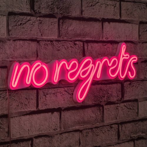 Wallity Ukrasna plastična LED rasvjeta, No Regrets - Pink slika 9