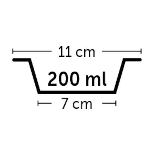 Posuda od nehrđajućeg čelika N1, fi 11 cm, 200 ml slika 2