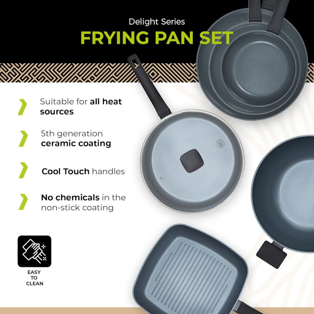 BE Living Set 6 tava Delight Black slika 2
