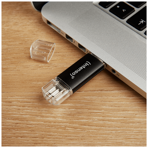 Intenso USB Flash drive 32GB, USB 3.2, USB-C, USB-A, Twist Line - USB3.2-32GB/Twist Line slika 6