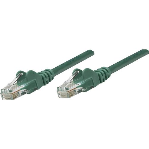 Intellinet 342476 RJ45 mrežni kabel, Patch kabel cat 6 U/UTP 1.00 m zelena  1 St. slika 2