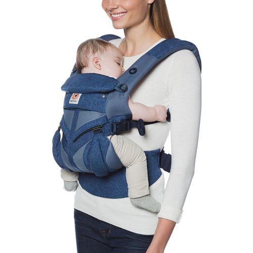 Ergobaby Omni 360 nosiljka, Cool Air, Blue Blooms slika 6