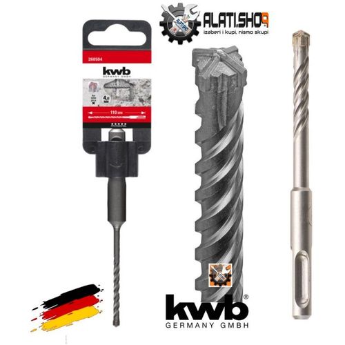 KWB SDS Plus Svrdlo Za Beton CROSS-TIP, 8X260 Mm slika 1