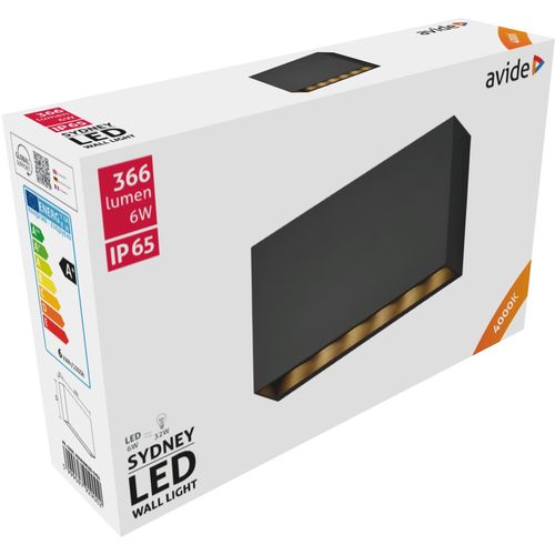 Avide svjetiljka zidna LED 6W NW IP65 20cm Sydney slika 1