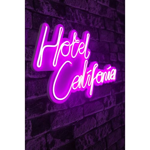 Wallity Ukrasna plastična LED rasvjeta, Hotel California - Pink slika 1