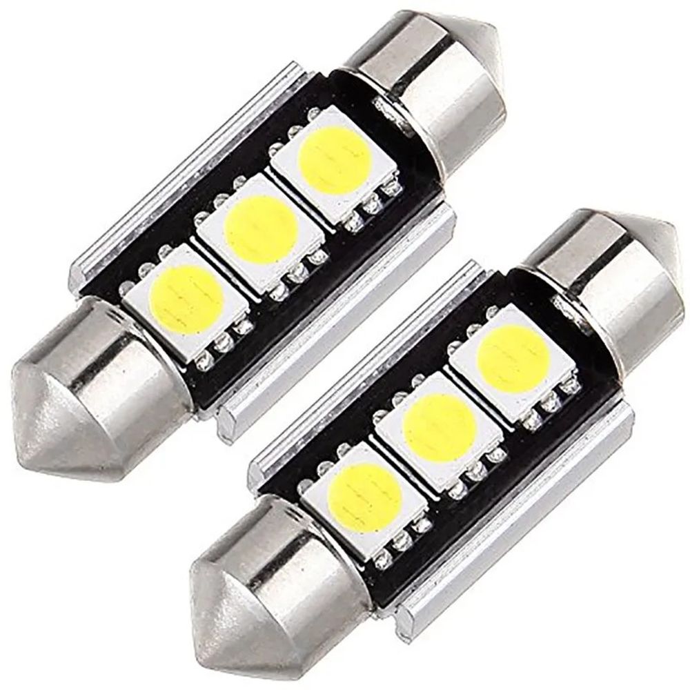 AutoSystem LED Sijalica 12V 39mm 3SMD CANBUS bijela - 2 kom. slika 1