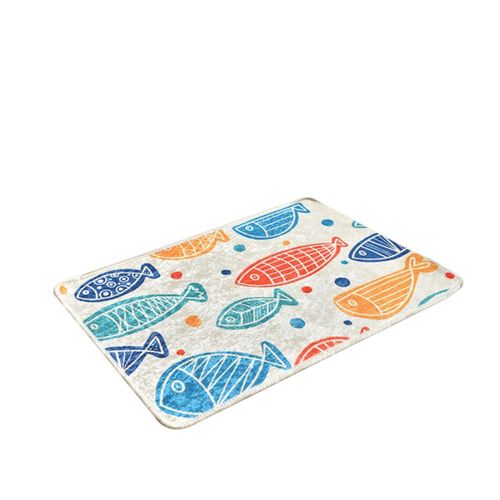 Fish DJT - Colourful (40 x 60) Multicolor Bathmat slika 3