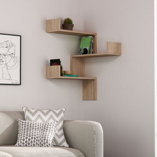 Luksa - Oak Oak Wall Shelf slika 1