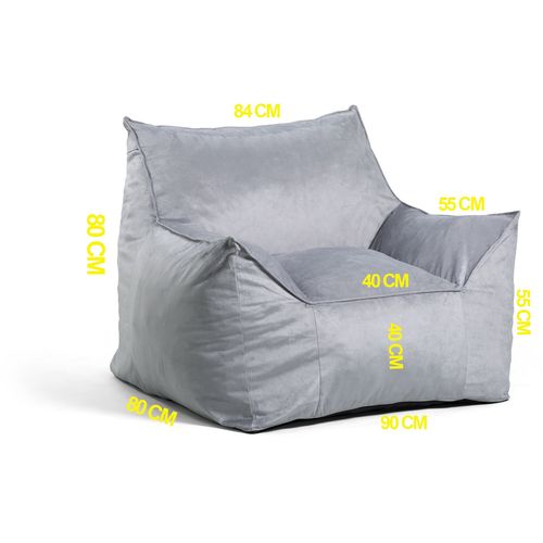 Cinema - Black Black Pouffe slika 4