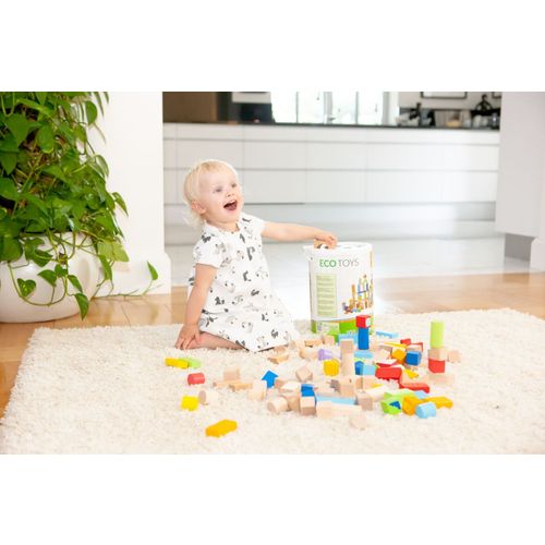 Eco Toys drvene kocke 100 komada slika 7