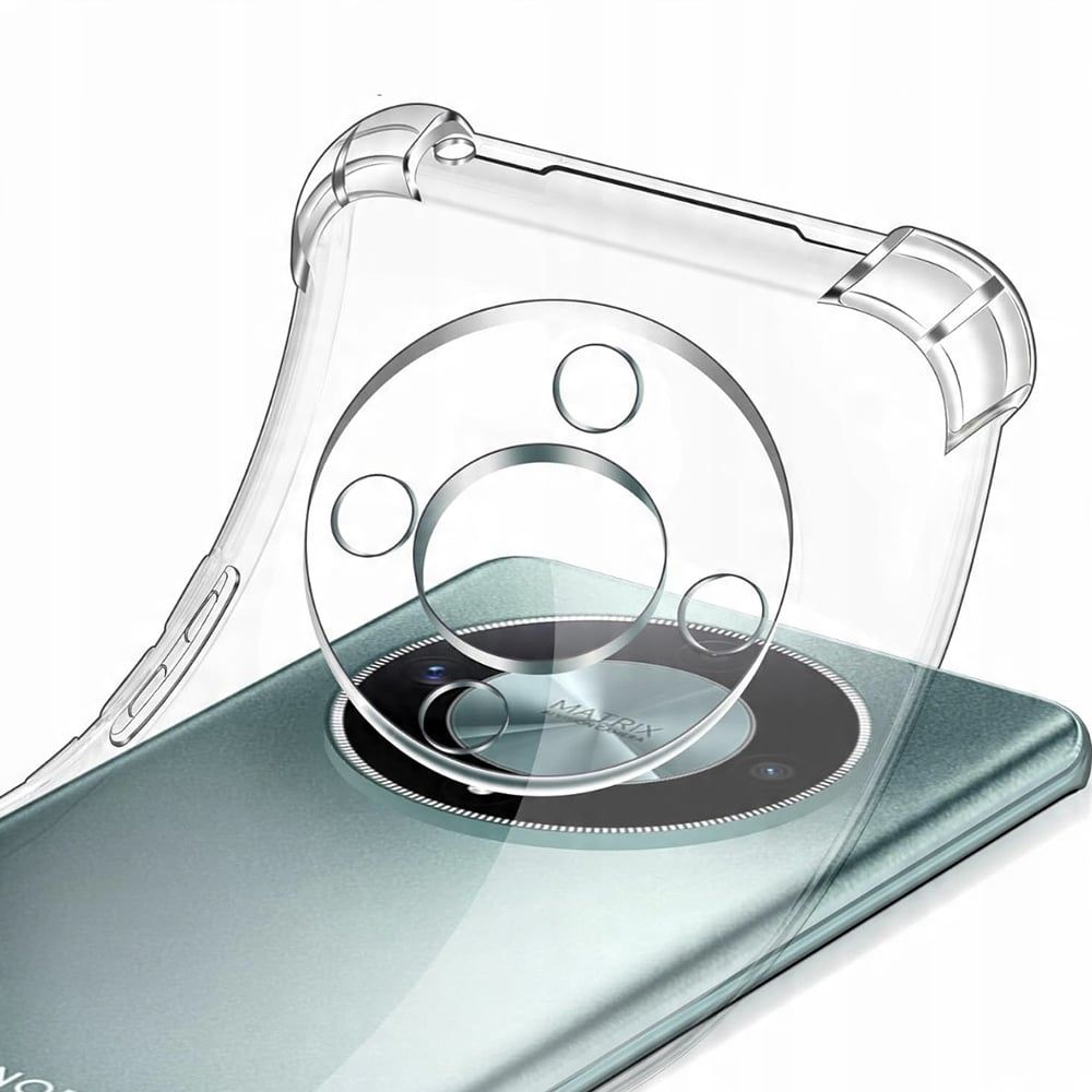 Techsuit Shockproof Clear Silicone prozirna maskica otporna na udarce za Honor Magic8 Lite slika 2
