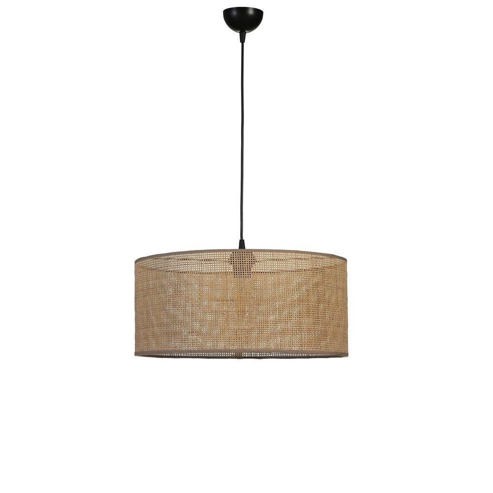 Elegantna Örgülü Rattan Avize sa Zlatno-Crnim Nijansama slika 3