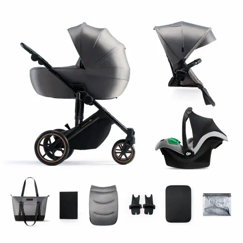 Kinderkraft dječja kolica PRIME 2 MINK PRO 3u1, Shadow Grey slika 2