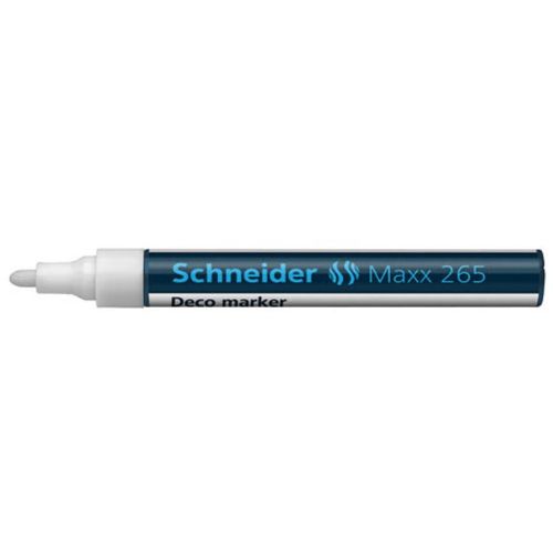 Flomaster Schneider Deco Marker Maxx 265  tekuća kreda 2-3 mm bijeli S126549 slika 1