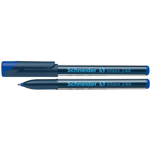 Flomaster Schneider, permanent marker, Maxx 244 CD, 0,7 mm, plavi slika 1
