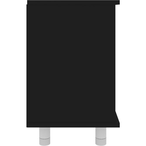 Kupaonski ormarić crni 60 x 32 x 53,5 cm od iverice slika 27