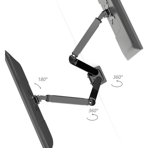 Nosač za 2 monitora stoni 10"-32" NM-K280 slika 9