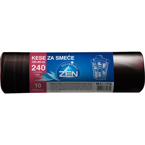 Zen kese za smeće  LDPE 120CMX85CM 240L slika 1