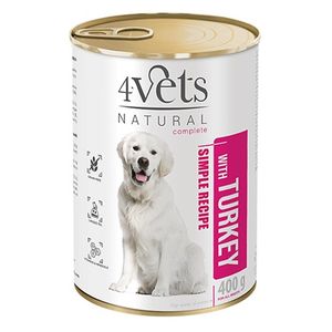 4Vets Natural Complete Dog Ćuretina 400g