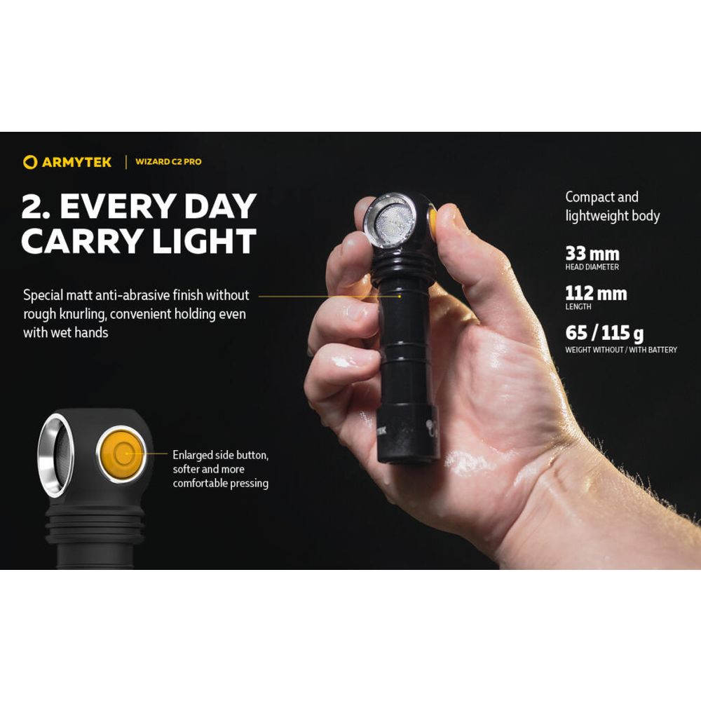 Armytek Baterijska lampa Wizard C2 Pro slika 22