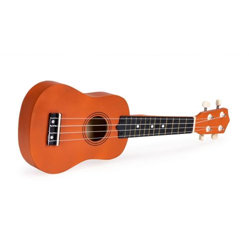 Eco Toys Ukulele gitara za decu 4 Žice Braon slika 2