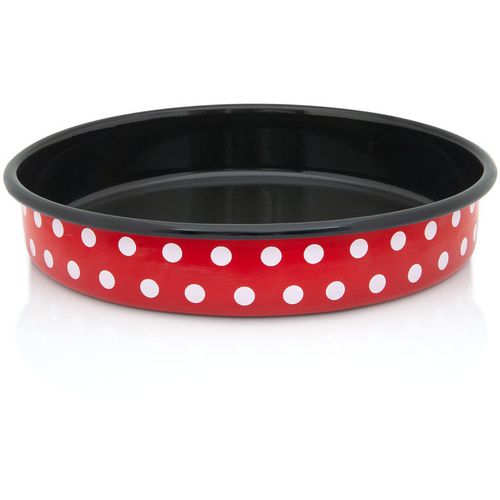 Metalac pekač okrugli red dots 30cm slika 1