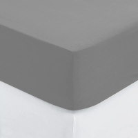 Atmosphera plahta s gumicom 140x190x0,1cm pamuk siva