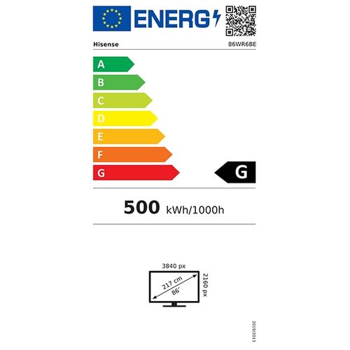 Hisense interaktivni zaslon 86WR6BE 86'' / 4K / 370 nits / 60 Hz / zaslon na dodir slika 4