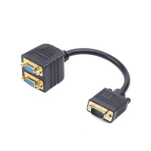 Adapter GEMBIRD VGA Splitter kabl 20cm CC-VGAX2-20CM