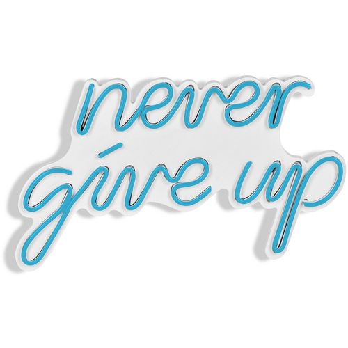 Never Give Up - Blue Blue Decorative Plastic Led Lighting slika 7