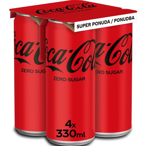 Coca-Cola Zero Sugar 0,33l 4/limenke slika 1