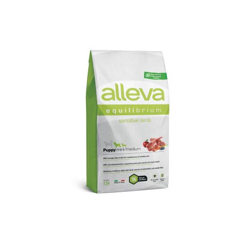 Alleva Equilibrium Dog Puppy Sensitive Lamb Mini/Medium 2 kg slika 1