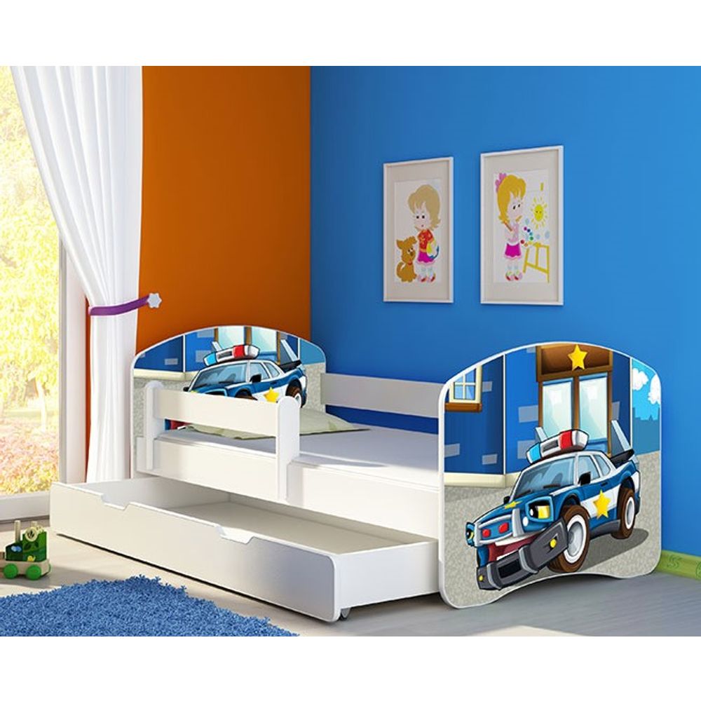 ACMA Dječiji krevet Acma II sa ladicom White - 160x80cm - Dezen 38 slika 1