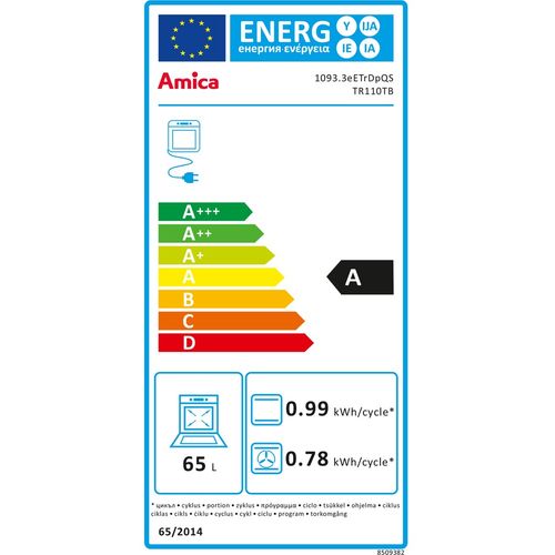 Amica ugradbena retro pećnica TR110 TB  ( 57440 ) slika 24