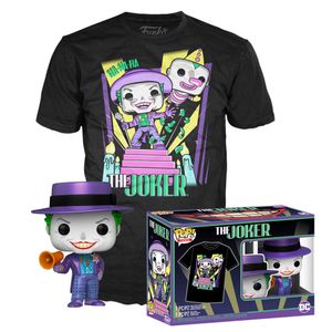 Set figure POP & Tee DC Comics Batman The Joker size M