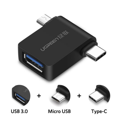 Ugreen OTG adapter USB 3.0 na USB-C / micro USB slika 1