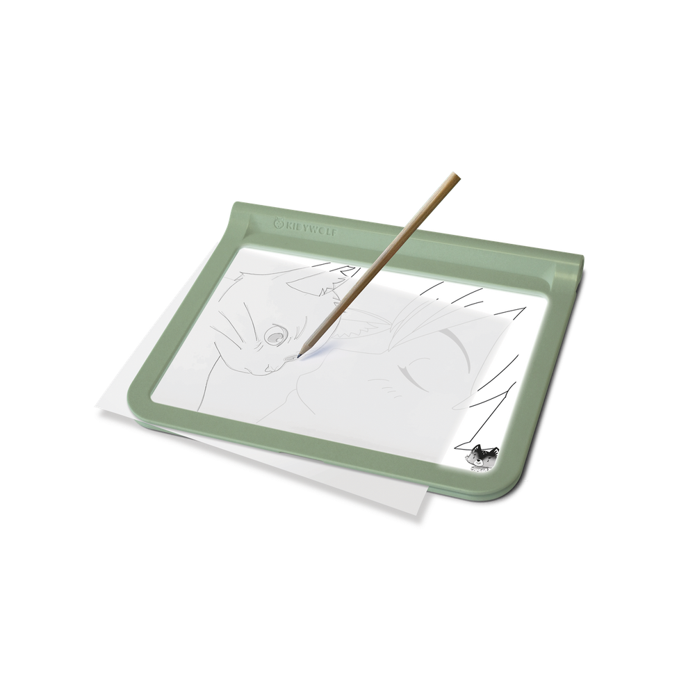 Kidywolf Dvostrana tabla za crtanje i pisanje Kidydraw Pro, Green slika 2