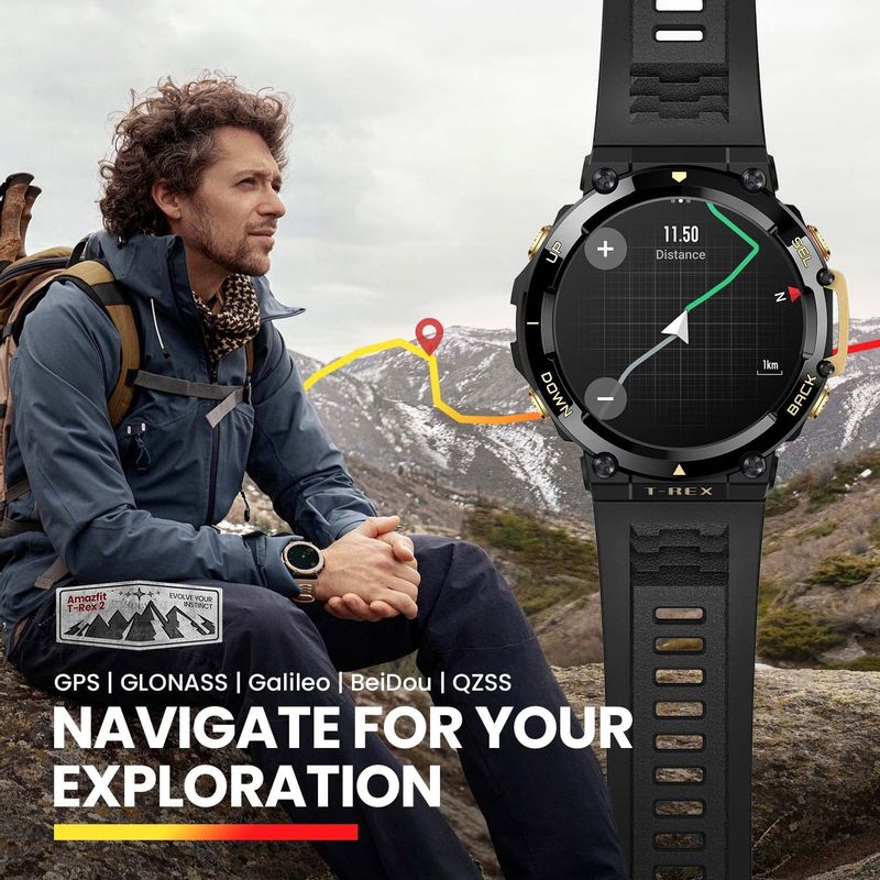 Amazfit Amazfit T-REX 2 pametni sat – ember black image