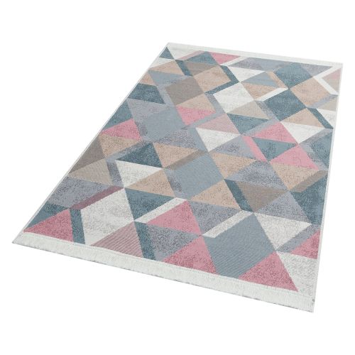 Conceptum Hypnose  Ar 10 - Blue, Pink  Blue
Pink
Beige
Grey Rug (80 x 150) slika 1