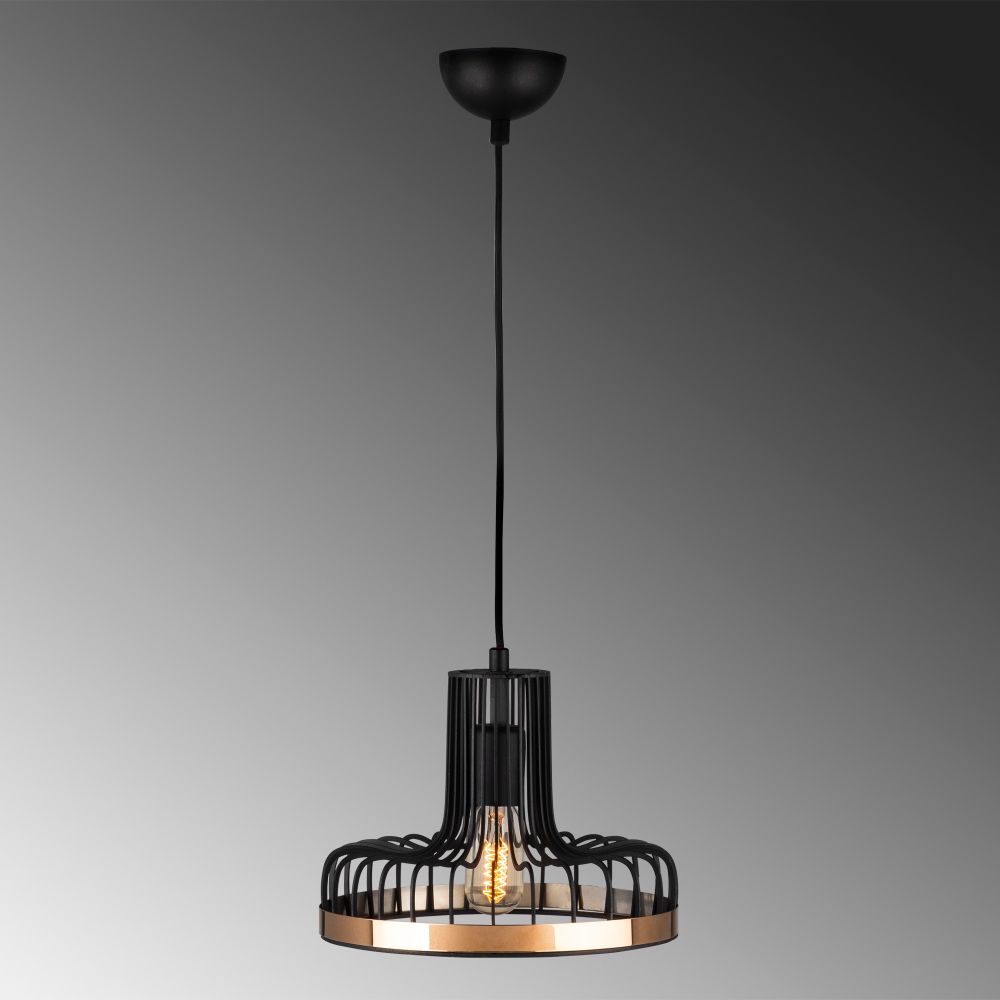 Fellini - MR - 773 Crni Bakarni Luster slika 4