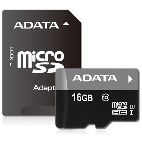 ADATA Memorijska kartica SD MICRO 16GB HC Class10 UHS + adapter slika 1