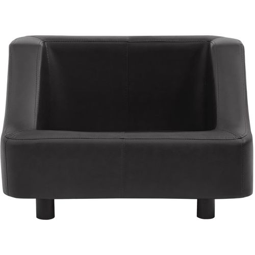 Sofa za pse crna 67 x 52 x 40 cm od umjetne kože slika 15